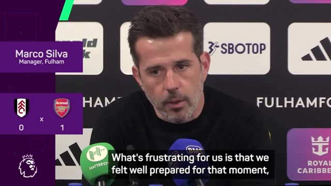 Silva 'frustrated' as Arsenal score another set...