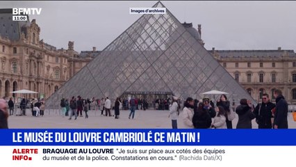 Le musée du Louvre fermé aujourd'hui après un cambriolage