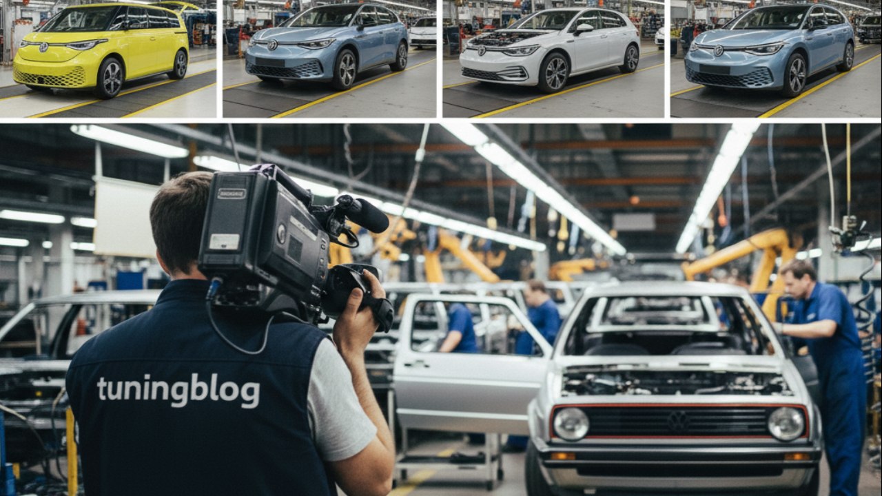 VW Golf bis ID.7 – Die Evolution der VW-Produktion (1974–2025)