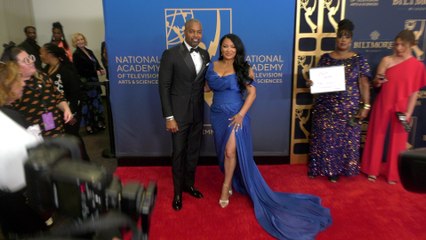 Mike Jackson and Egypt Sherrod 2025 Daytime Emmy Awards Red Carpet