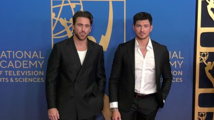 Conner Floyd and Robert Scott Wilson 2025 Daytime Emmy Awards Red Carpet
