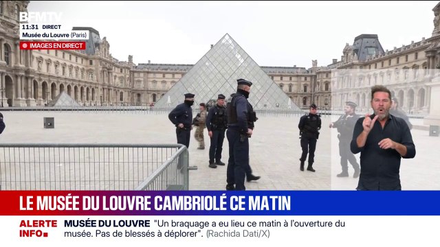 Cambriolage au musée du Louvre: des bijoux volés, les auteurs en fuite