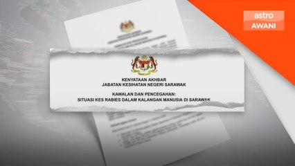 Satu kematian baharu akibat wabak rabies