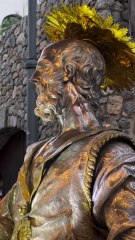 Praiano (SA) - Processione col busto argenteo di S. Luca evangelista (18.10.25)