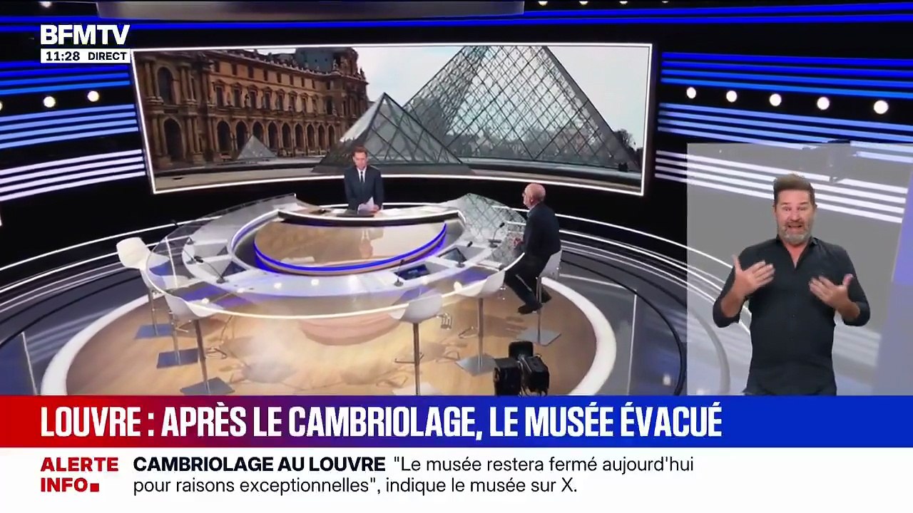 Braquage ce matin au musée du Louvre : Les voleurs ont raflé 9 pièces parmi les bijoux de Napoléon et de l’impératrice : collier, broche, diadème… Les malfaiteurs ont pris la fuite sur un TMax, vers l'A6