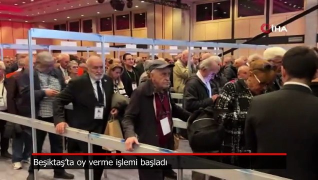 Beşiktaş’ın olağan divan kurulu başkanlık seçimi toplantısında oy verme işlemi başladı