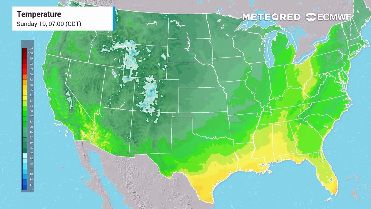 It will seem more like September in the central U.S. as temperatures soar early in the week.