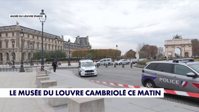 Paris : le musée du Louvre a été cambriolé ce matin