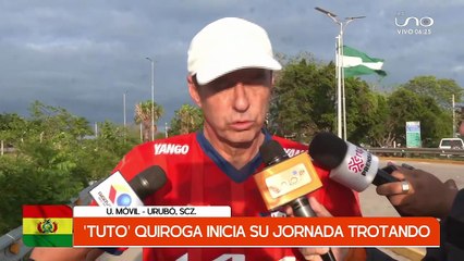 JORGE TUTO QUIROGA INICIA SU JORNADA TROTANDO