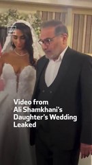 Video from Ali Shamkhani’s Daughter’s Controversial Wedding Leaked