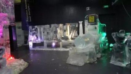 Türkiye’de başka örneği yok: Şehrin mimarisi buza işlendi