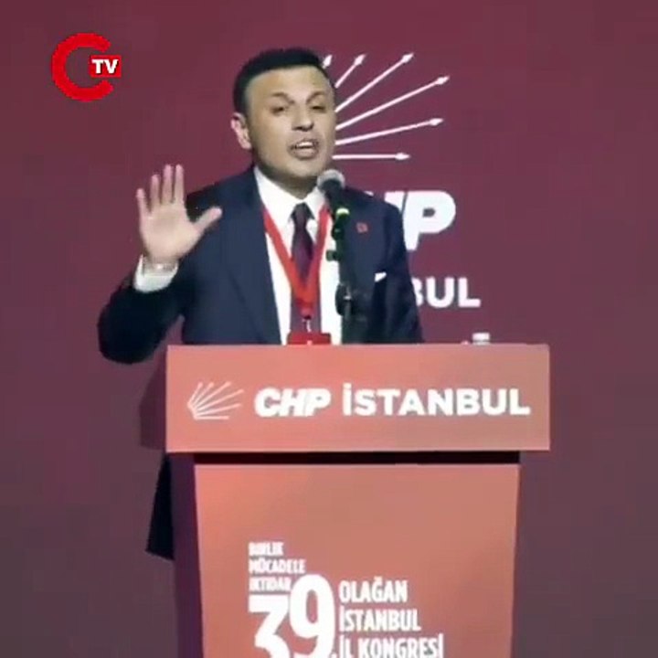 CHP 39. İstanbul Olağan İl Kongresi | Özgür Çelik: Cesaretiniz varsa aday olun, yarışalım!