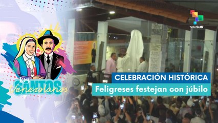 Pueblo de Isnotú celebra canonización de los primeros santos venezolanos
