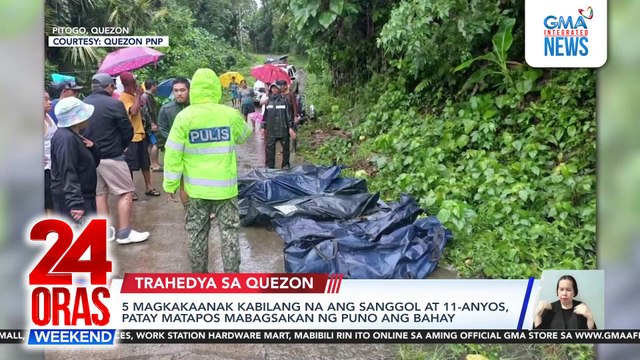 24 Oras Weekend: (Part 1) Bagyong Ramil | Bitak dahil sa lindol | Trahedya sa Quezon, atbp.