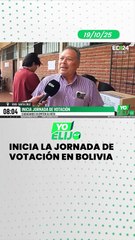 Inicia la jornada de votación en Bolivia