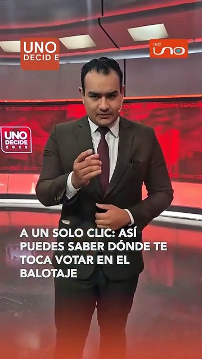 A un solo clic: así puedes saber dónde te toca votar en el balotaje
