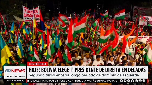 Bolívia elege 1° presidente de direita; Felippe Monteiro e Vilela analisam