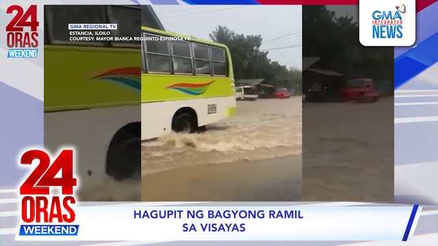 Hagupit ng bagyong ramil sa Visayas #shorts | 24 Oras Weekend