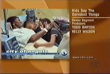 Kids Say The Darndest Things/Cosby CBS Split Screen Credits