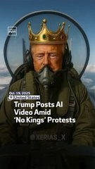 Trump Posts AI Video Amid ‘No Kings’ Protests