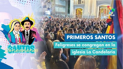 Venezolanos celebran la canonización de sus primeros santos