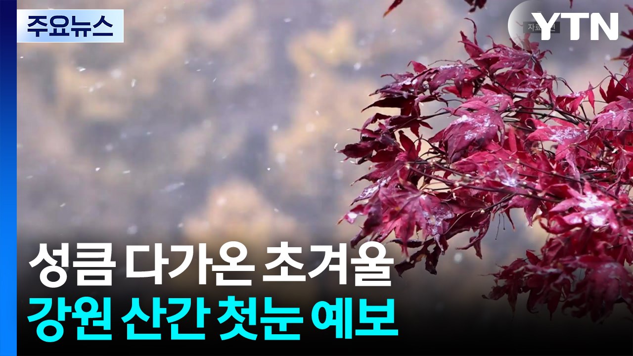 [날씨] 밤사이 계절 급변, 내일 서울 5′℃...강원 산간 첫눈 예고 / YTN