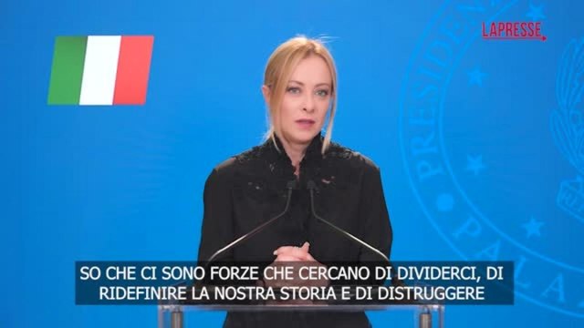 Usa, Giorgia Meloni alla Niaf: «Woke vuole cancellare la nostra cultura, lo impediremo»