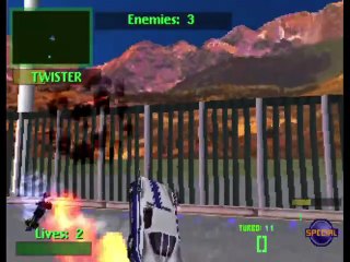 Twisted Metal 2 PSOne - Spectre 1963 Corvette Tournament #1  -  #TwistedMetalPS1 RJ ANDA