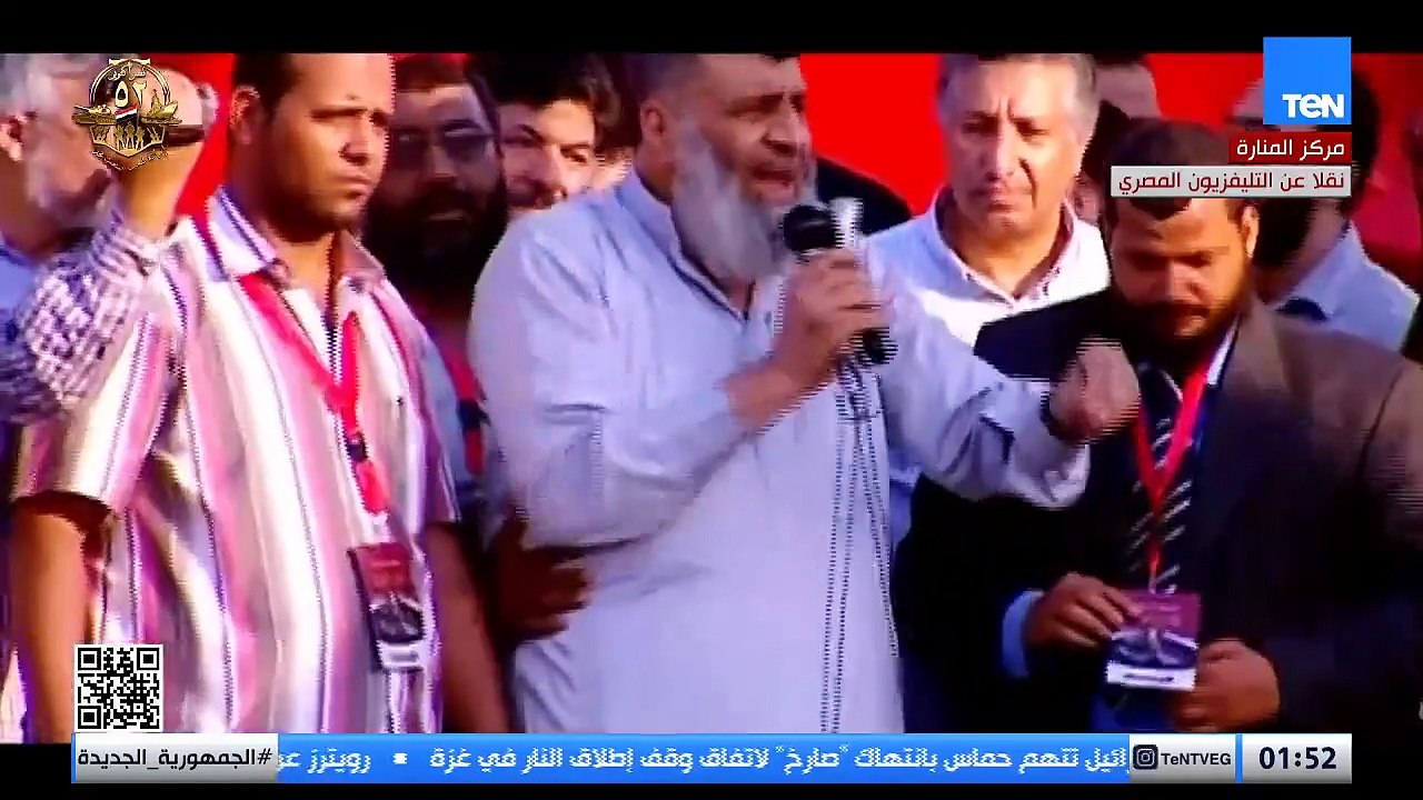 الرئيس السيسي يشاهد فيلمًا تسجيليًا يستعرض أحداث ما بعد 2011 حتى اليوم، ضمن فعاليات الندوة التثقيفية الـ42 للقوات المسلحة.