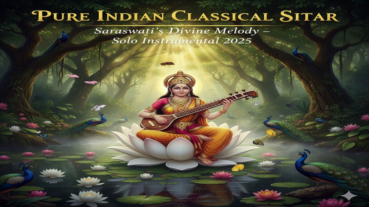 Pure Indian Classical Sitar Instrumental | Fast Solo Sitar Performance | Traditional Indian Music 2025