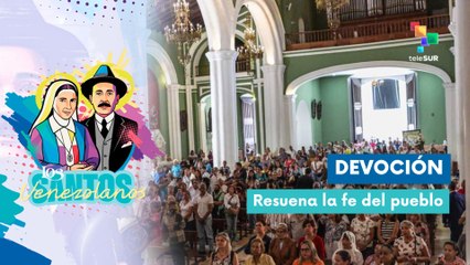 Venezuela se regocija por la canonización de sus primeros santos