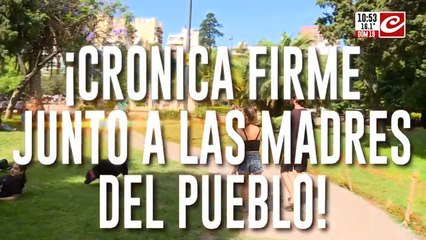 Crónica celebra el Día de la Madre junto a las mamás del pueblo en Parque Centenario