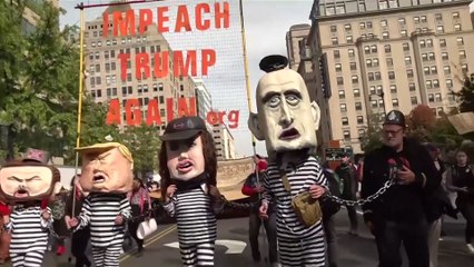 Massive crowds decry Trump in 'No Kings' protests across all 50 US states and abroad