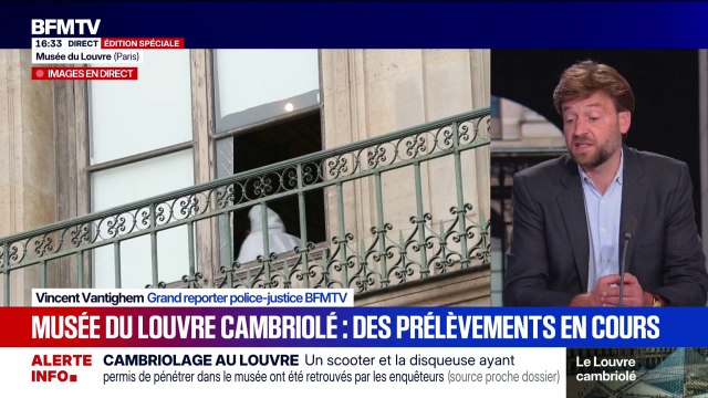 Musée du Louvre cambriolé: des prélèvements sont en cours
