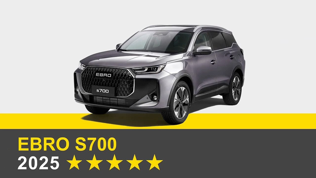 Le SUV compact Ebro s700 crédité de cinq étoiles aux crash-tests Euro NCAP 2025