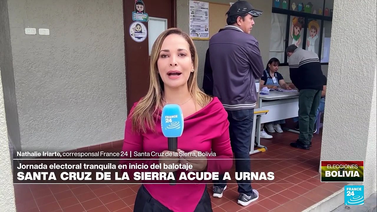 Informe desde Santa Cruz de la Sierra: empieza segunda vuelta electoral en Bolivia