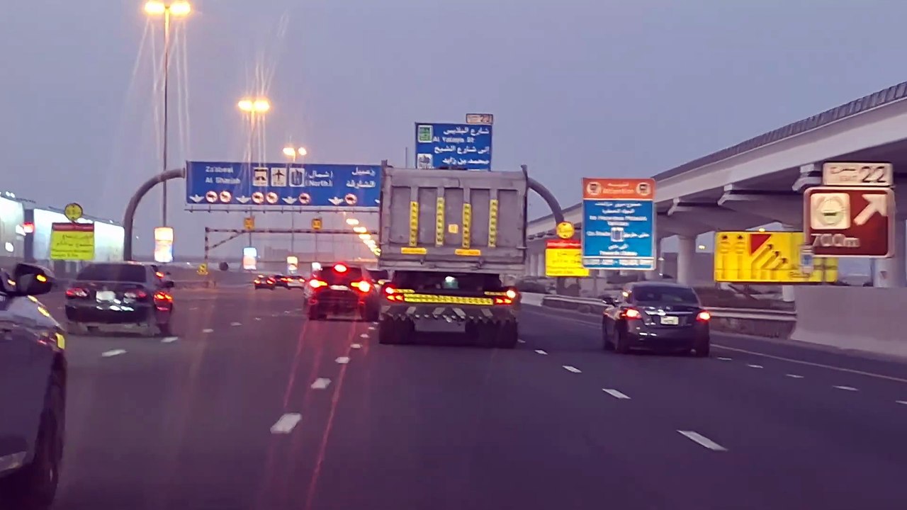4k Driving on Sheikh Zayed Road   City of Dubai 20