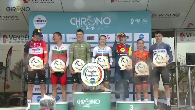 Cyclisme - Chrono des Nations 2025 - Joshua Tarling et Ellen van Dijk les plus forts... tous les vainqueurs et podiums en Vendée aux Herbiers !