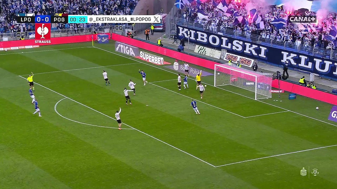 الدوري البولندي الممتاز   ليخ بوزنان – بوجون شتشيتسين  الأسبوع 11 الشوط الاول 2025-10-19