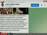 Presidente AN Jorge Rodríguez: Enviamos un mensaje al mundo de perseverancia, armonía y concordia