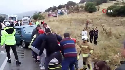 Manisa’da yağmur kazayı da beraberinde getirdi: 1 bebek öldü, 5 kişi yaralandı