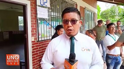 OSCAR M. JUSTINIANO EMITIÓ SU VOTO