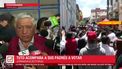 “Las medidas que tiene que tomar el próximo gobierno son muy difíciles”, dice Iván Arias al emitir su voto