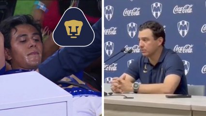 JJ Macías deja el duelo contra Rayados por lesión; auxiliar de Efraín Juárez da detalles del delantero de Pumas