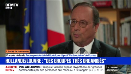 Incarcération de Nicolas Sarkozy: "Je mesure ce que ça peut lui coûter", déclare François Hollande, ancien président de la République