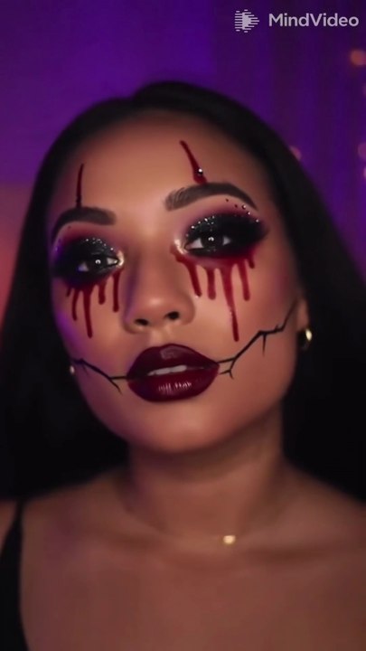 Halloween Makeup 🤡 #beauty #fashion #beauty products #shorts #viral