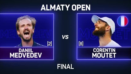 Medvedev ends 882-day title drought with Almaty Open win