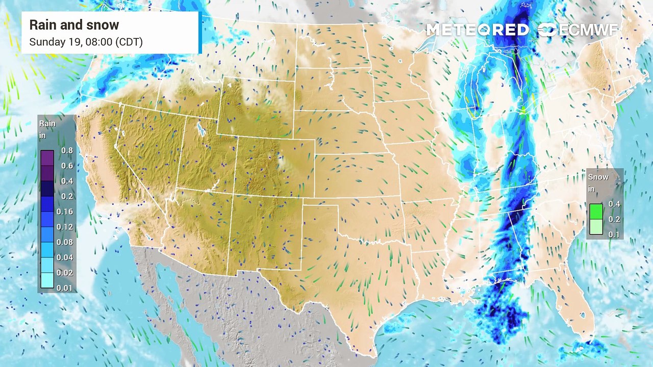 Rain and Snow On Sunday October 19th