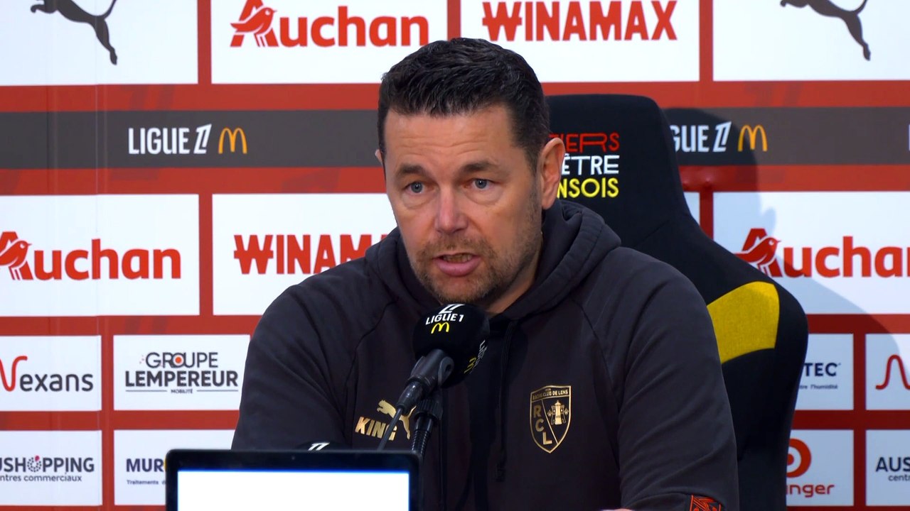 Pierre Sage (RC Lens) : « Une deuxième mi-temps beaucoup plus dynamique » - Foot - Ligue 1