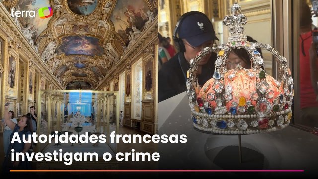 Galeria alvo de roubo no Museu do Louvre exibia joias da Coroa Francesa de valor inestimável